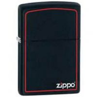 ZIPPO Nero Matte con bordo 218ZB